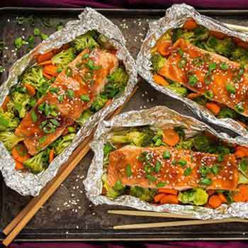 Cá Hồi nướng giấy bạc
