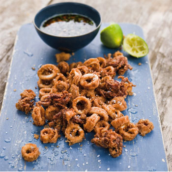 Mực chiên xù sốt wasabi ăn một miếng là mê mẩn ngay